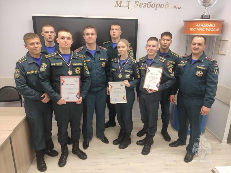 Курсанты Академии стали призерами Межвузовской студенческой олимпиады «Гражданская оборона и безопасность жизнедеятельности»